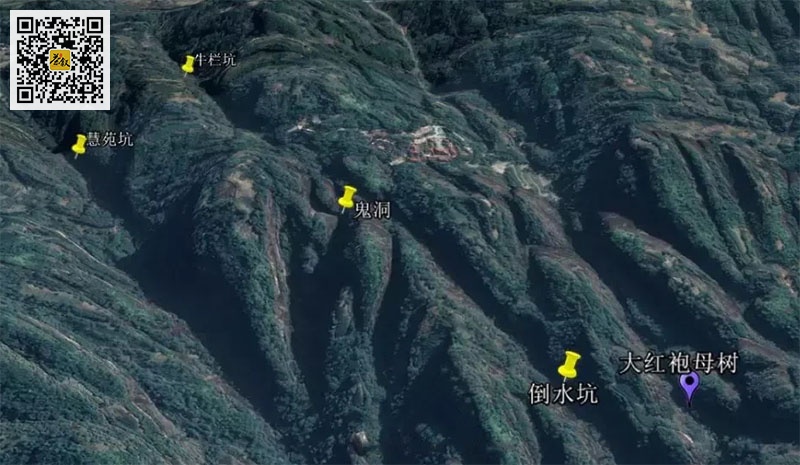 武夷山鬼洞位置卫星图